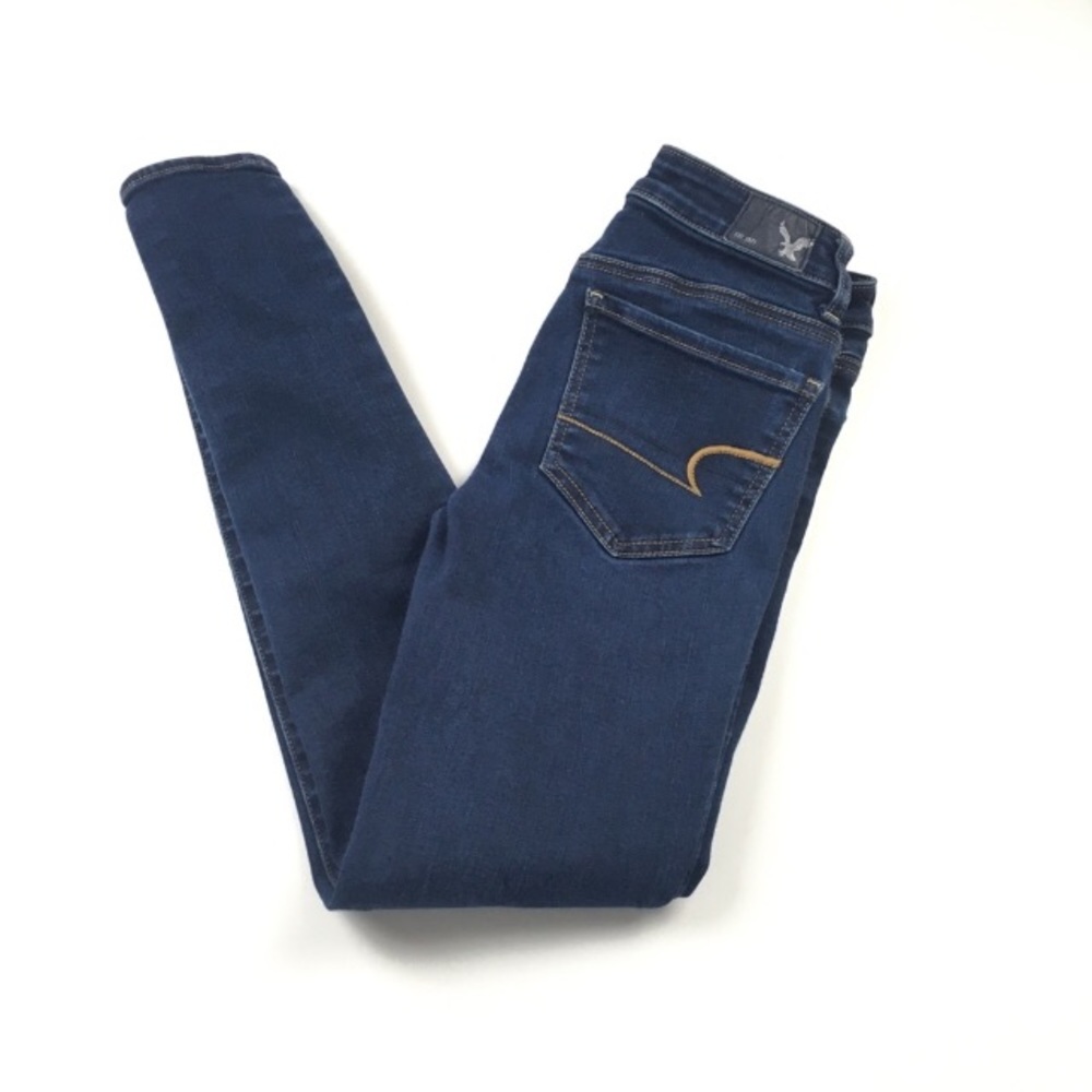 American Eagle AEO Jegging Skinny Super‎ Stretch Jeans Women’s Size 2 Long